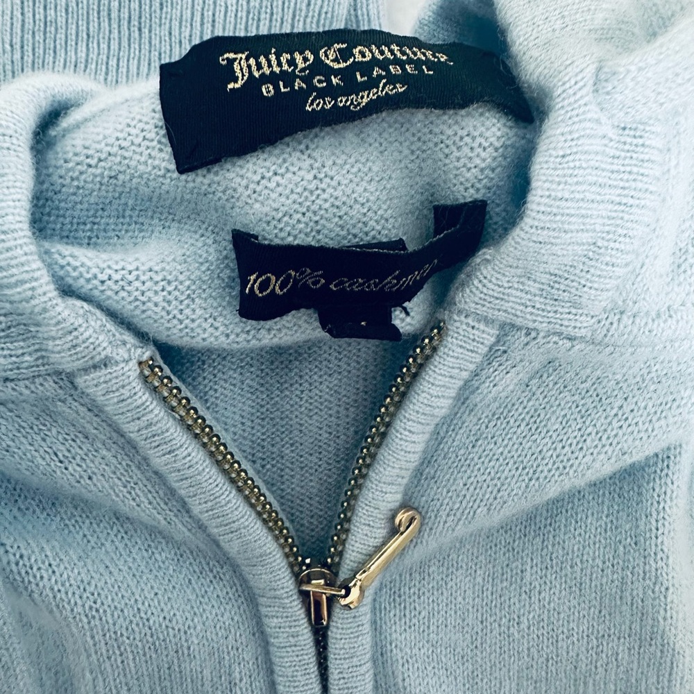 Juicy Couture Cashmere zip up hoodie